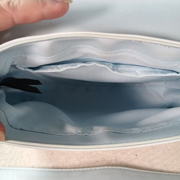 Hot Topic Pastel Blue Bunny Ear Crossbody Bag Sweet Society Blue & White Kawaii - Picture 6 of 16